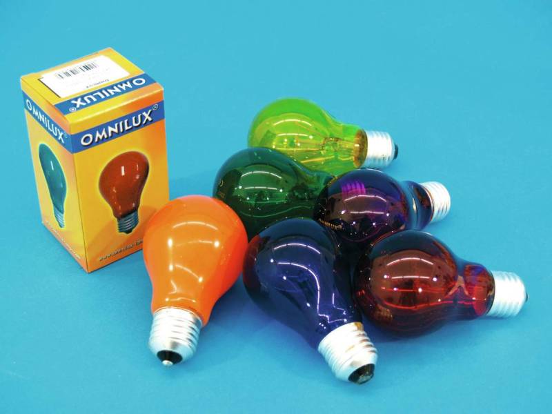 OMNILUX A19 230V/40W E-27 gr?n