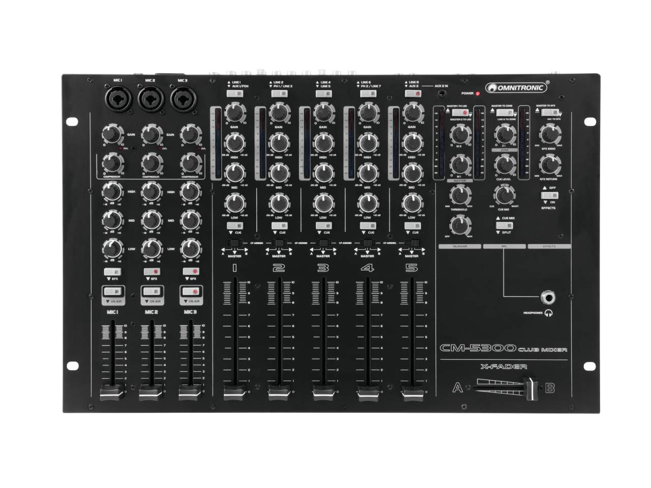 OMNITRONIC CM-5300 Club-Mixer OMNITRONIC CM-5300 Club-Mixer