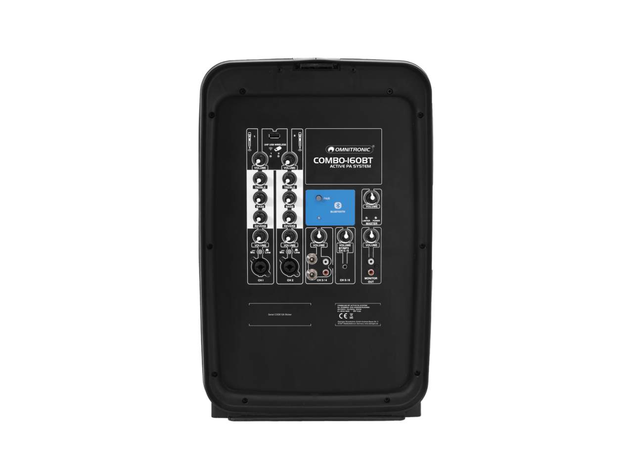 OMNITRONIC COMBO-160BT Aktiv-PA-System OMNITRONIC COMBO-160BT Aktiv-PA-System