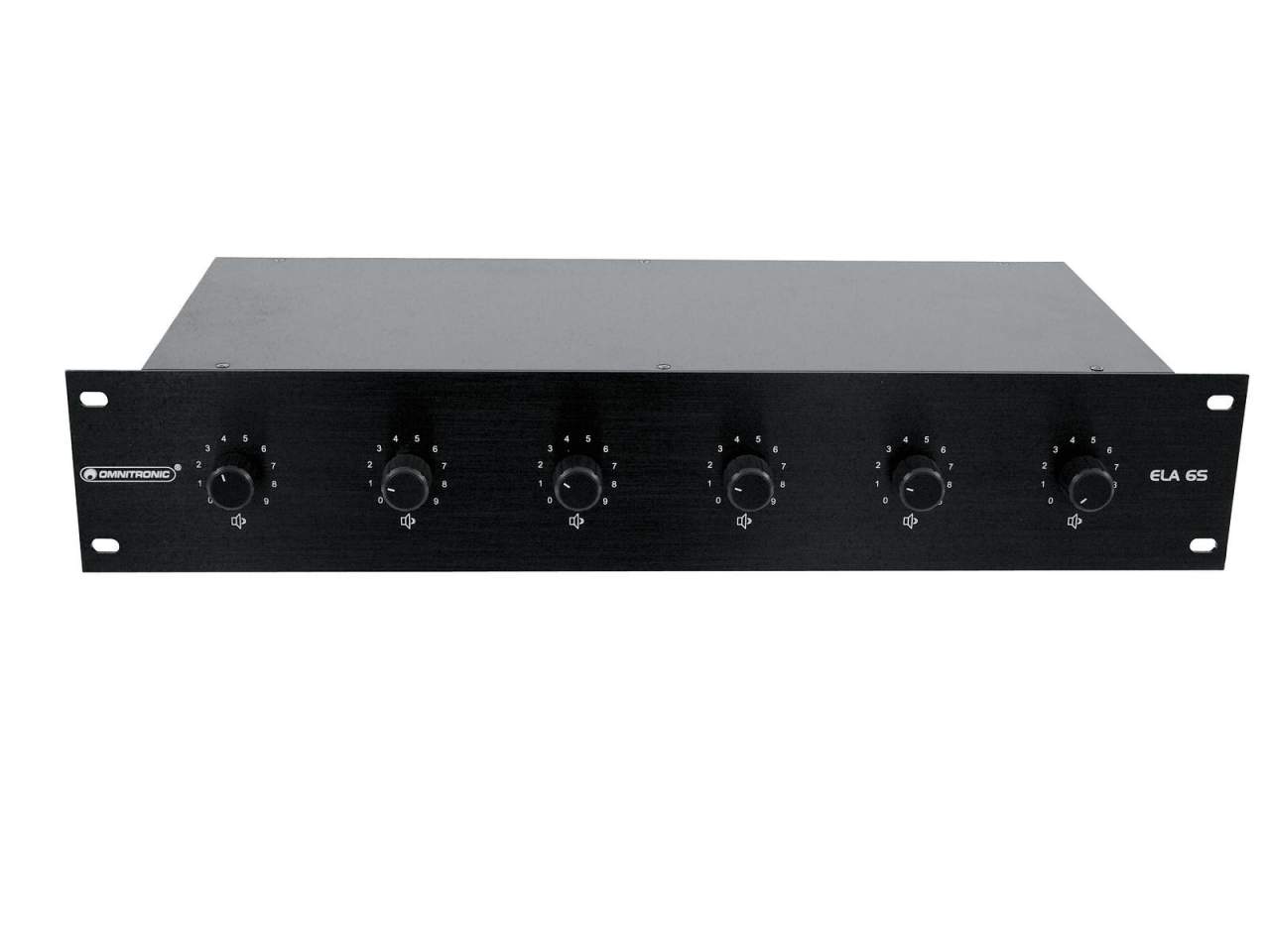 OMNITRONIC ELA 6S-Zonen LS-Regler 5W sw OMNITRONIC ELA 6S-Zonen LS-Regler 5W sw