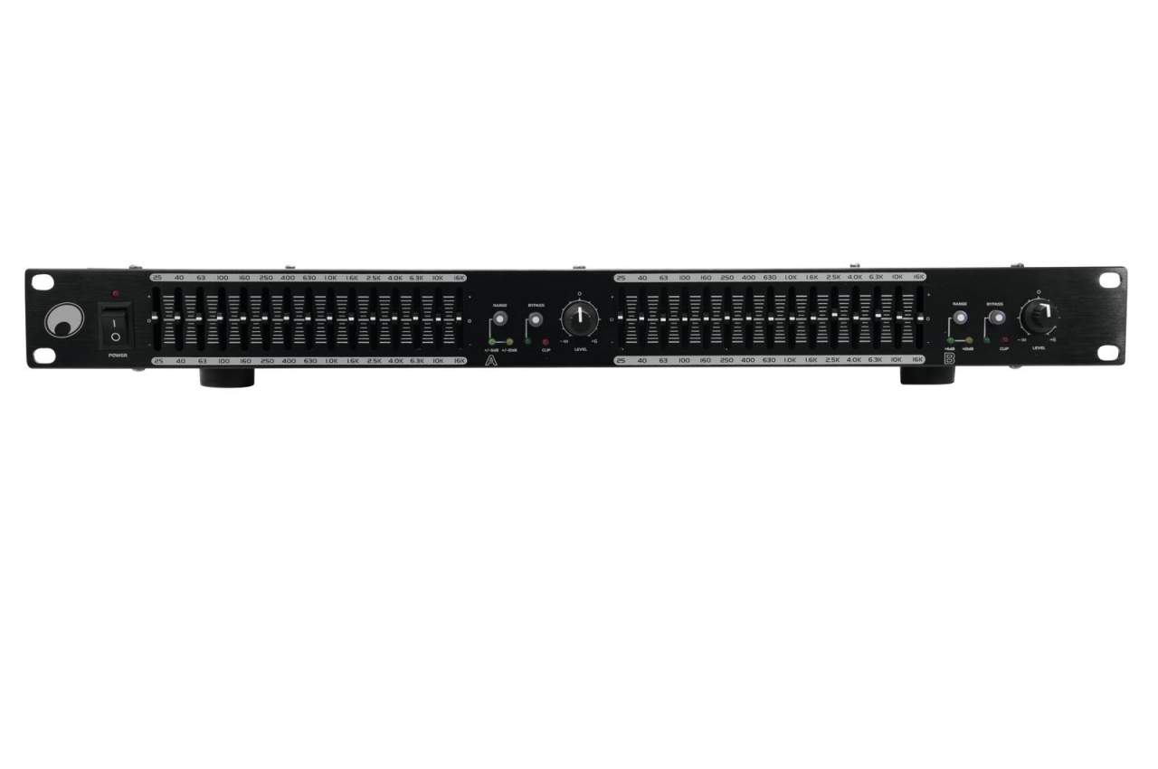 OMNITRONIC GEQ-2150 Equalizer 2x15-Band OMNITRONIC GEQ-2150 Equalizer 2x15-Band