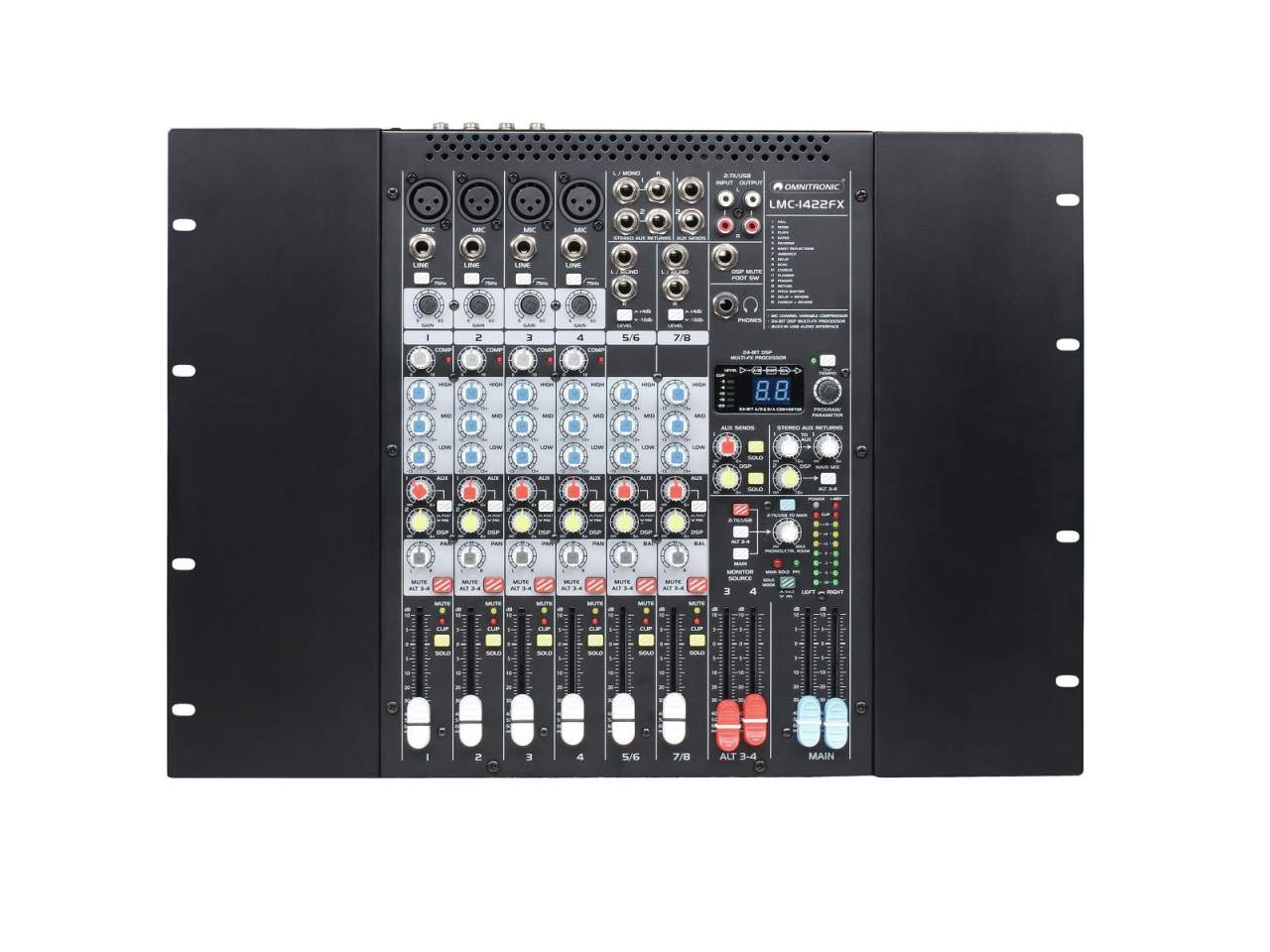 OMNITRONIC LMC-1422FX USB Mischpult OMNITRONIC LMC-1422FX USB Mischpult