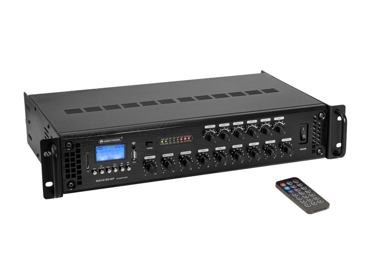 OMNITRONIC MAVZ-60.6P ELA-Mischverst?rker OMNITRONIC MAVZ-60.6P ELA-Mischverst?rker