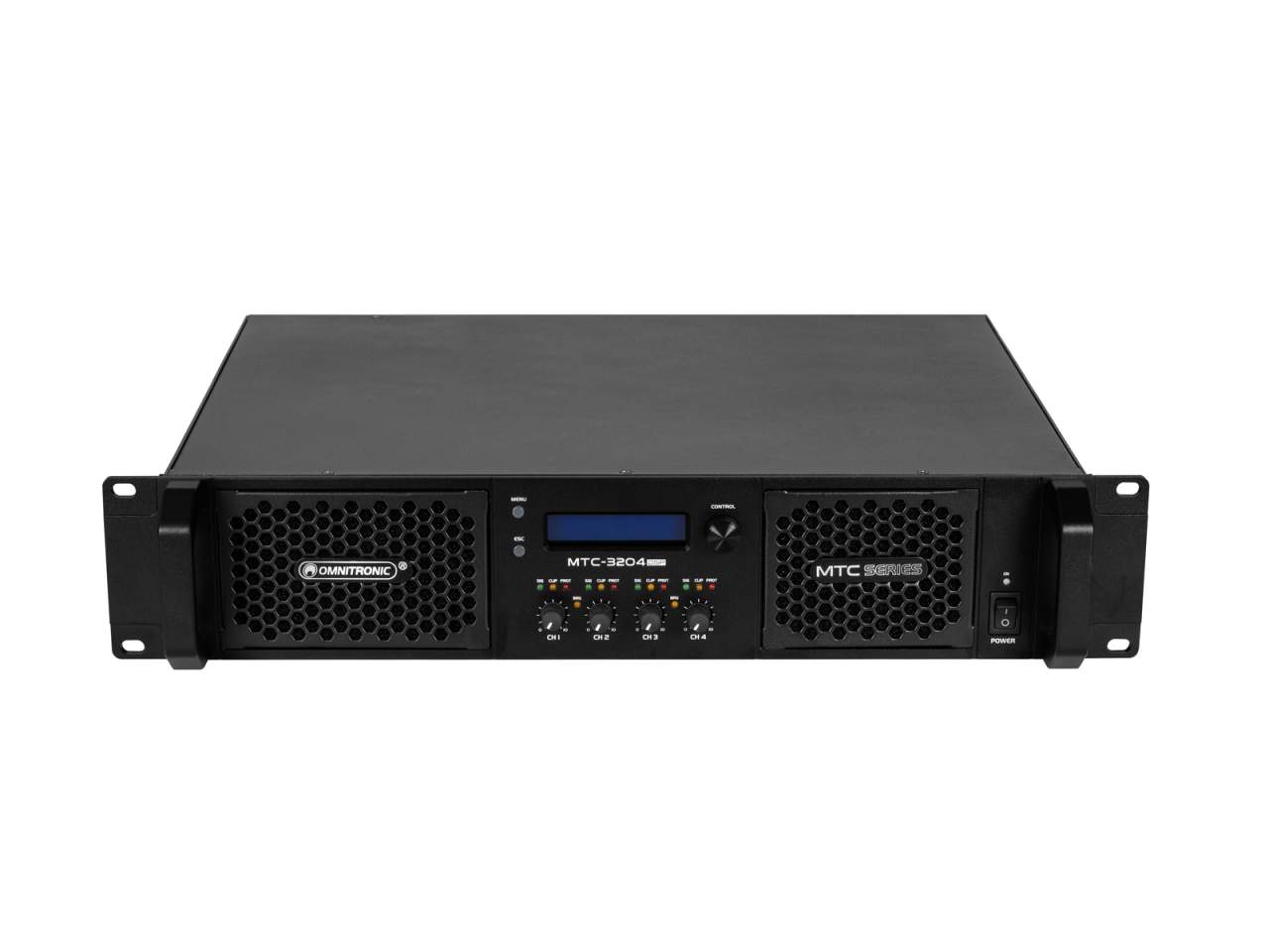 OMNITRONIC MTC-3204DSP 4-Kanal Endstufe mit DSP OMNITRONIC MTC-3204DSP 4-Kanal Endstufe mit DSP