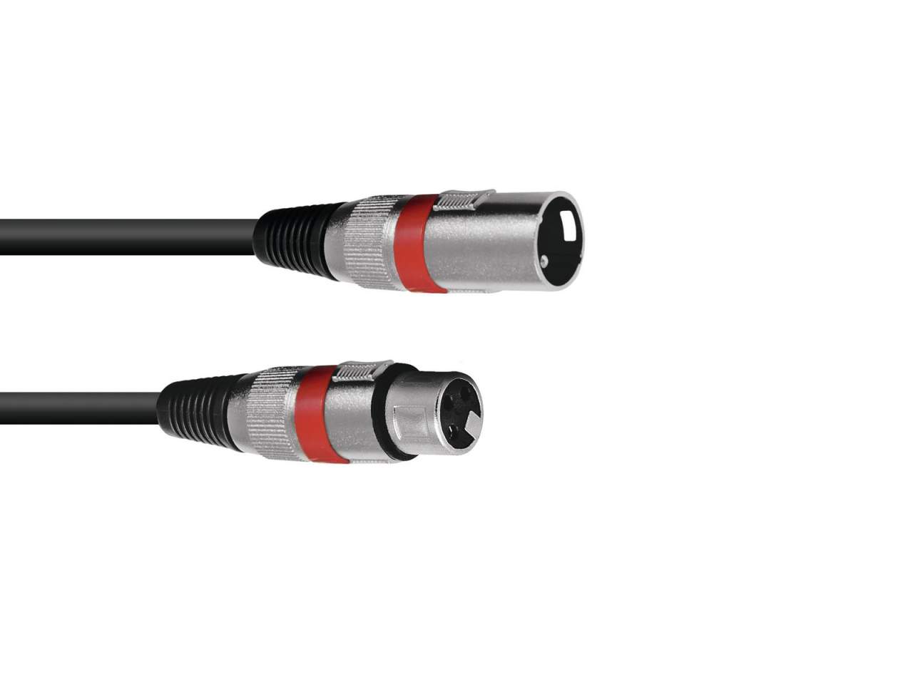 OMNITRONIC XLR Kabel 3pol 5m sw/rt OMNITRONIC XLR Kabel 3pol 5m sw/rt