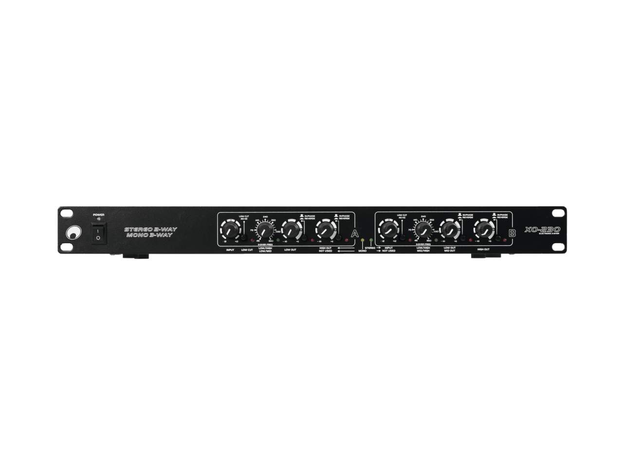 OMNITRONIC XO-230 Aktive Frequenzweiche OMNITRONIC XO-230 Aktive Frequenzweiche