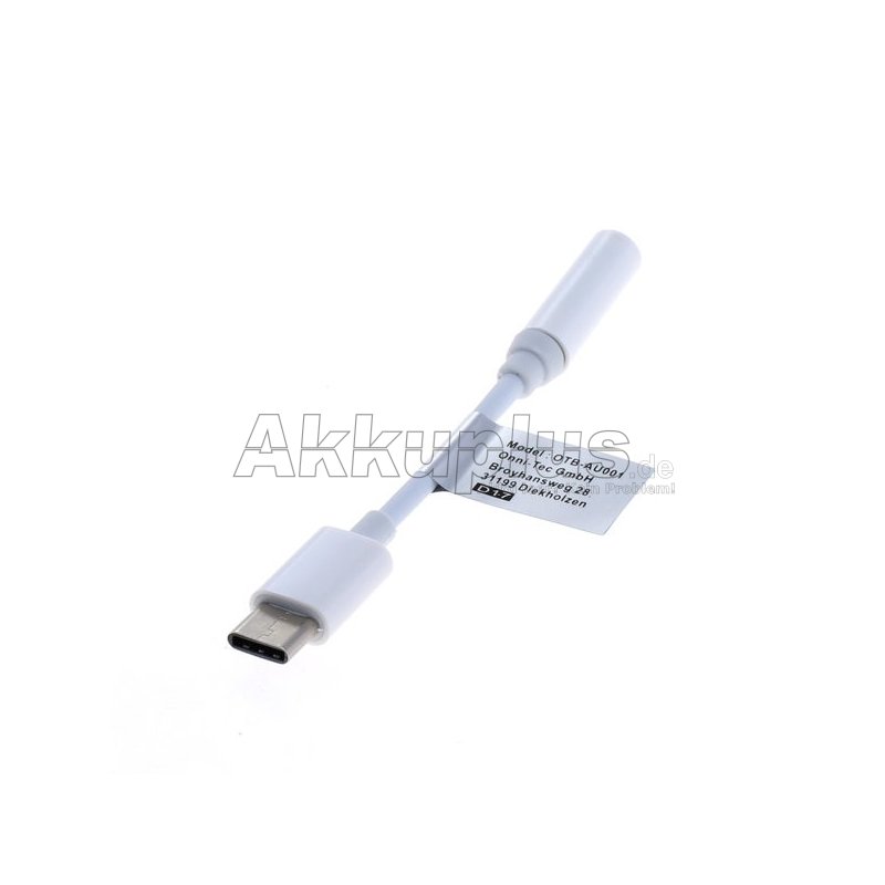 OTB - Audio-Adapter - USB Type C (USB-C) --> 3,5mm Stereo - Kabel
