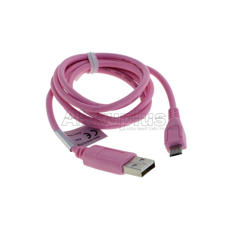 OTB - Datenkabel Micro-USB - 0,95m - pink