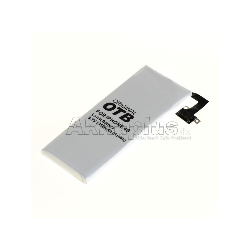 OTB - Ersatzakku kompatibel zu Apple iPhone 4S - 3,7 Volt 1350mAh Li-Polymer