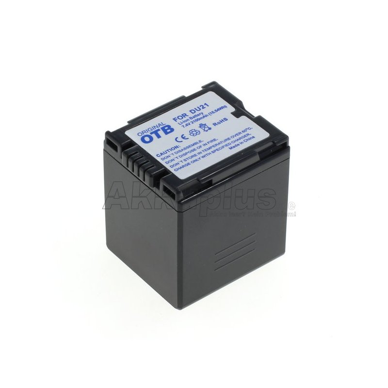 OTB - Ersatzakku kompatibel zu Panasonic CGA-DU21 - 7,4 Volt 2100mAh Li-Ion