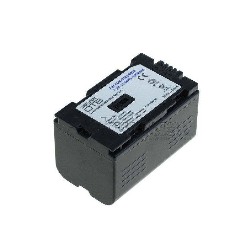 OTB - Ersatzakku kompatibel zu Panasonic CGR-D220 - 7,4 Volt 2200mAh Li-Ion