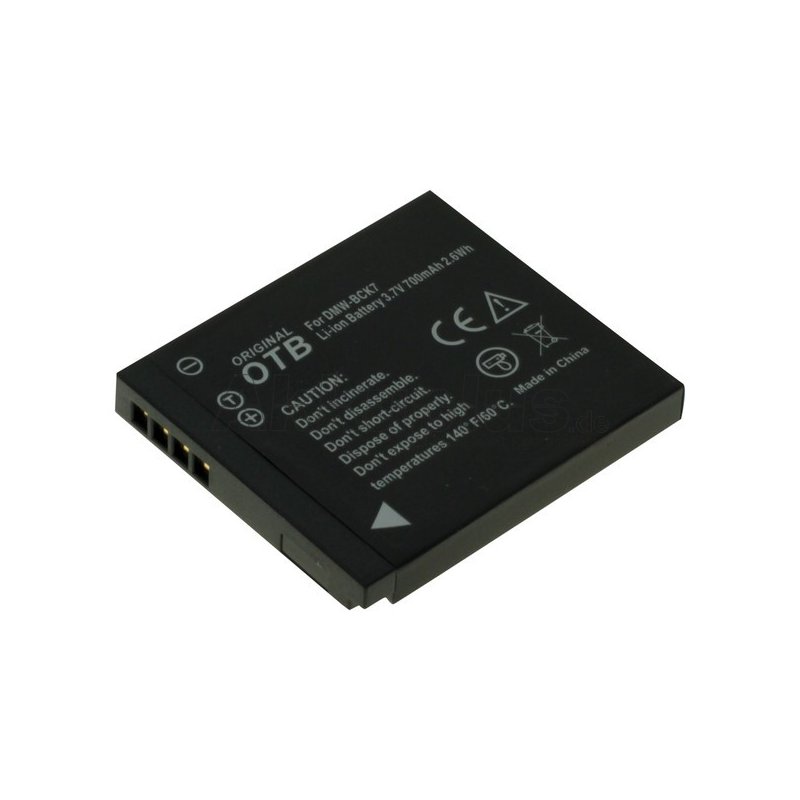 OTB - Ersatzakku kompatibel zu Panasonic DMW-BCK7 - 3,7 Volt 700mAh Li-Ion