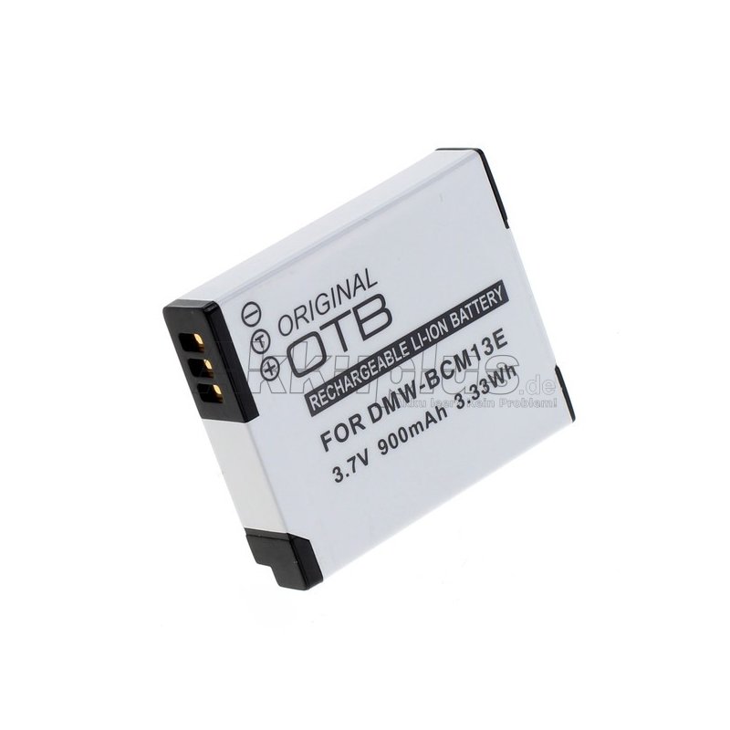 OTB - Ersatzakku kompatibel zu Panasonic DMW-BCM13 - 3,7 Volt 900mAh Li-Ion