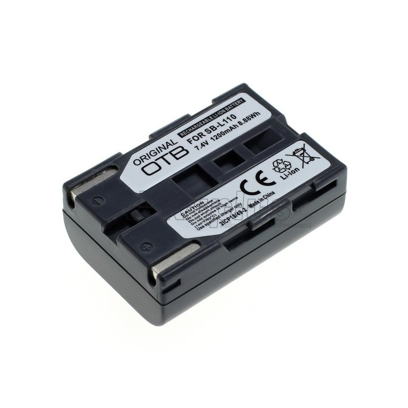 OTB - Ersatzakku kompatibel zu Samsung SB-L110 - 7,4 Volt 1200mAh Li-Ion