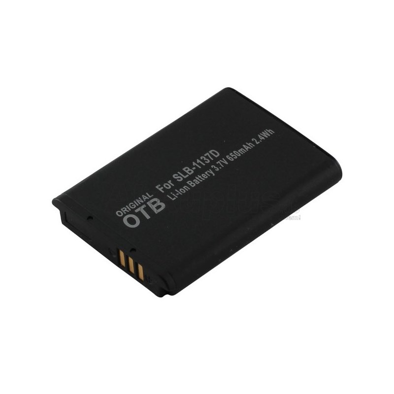OTB - Ersatzakku kompatibel zu Samsung SLB-1137D - 3,7 Volt 650mAh Li-Ion - EOL