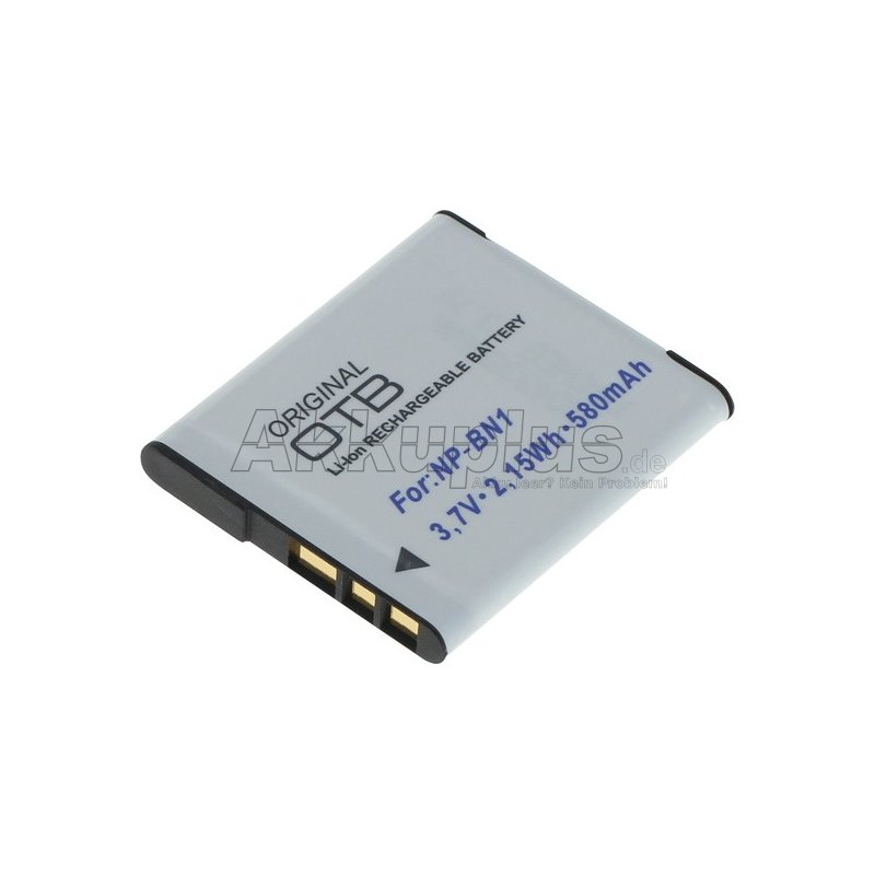 OTB - Ersatzakku kompatibel zu Sony NP-BN1 - 3,7 Volt 580mAh Li-Ion