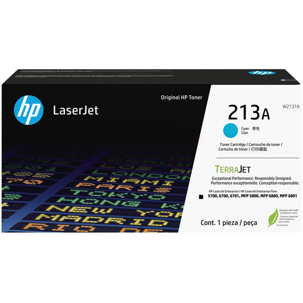 Original HP W2131A / 213A Toner cyan Original HP W2131A / 213A Toner cyan
