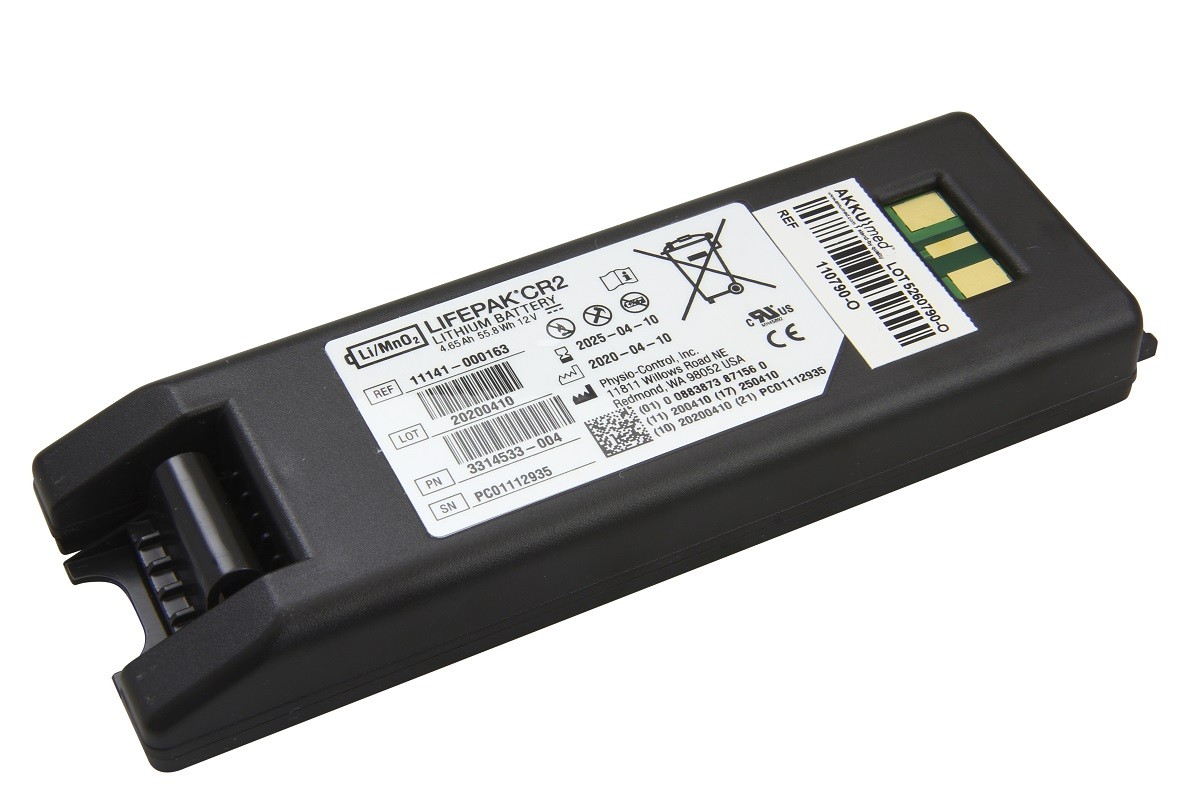Original Lithiumbatterie für Physio Control Defibrillator Lifepak CR2 Original Lithiumbatterie für Physio Control Defibrillator Lifepak CR2