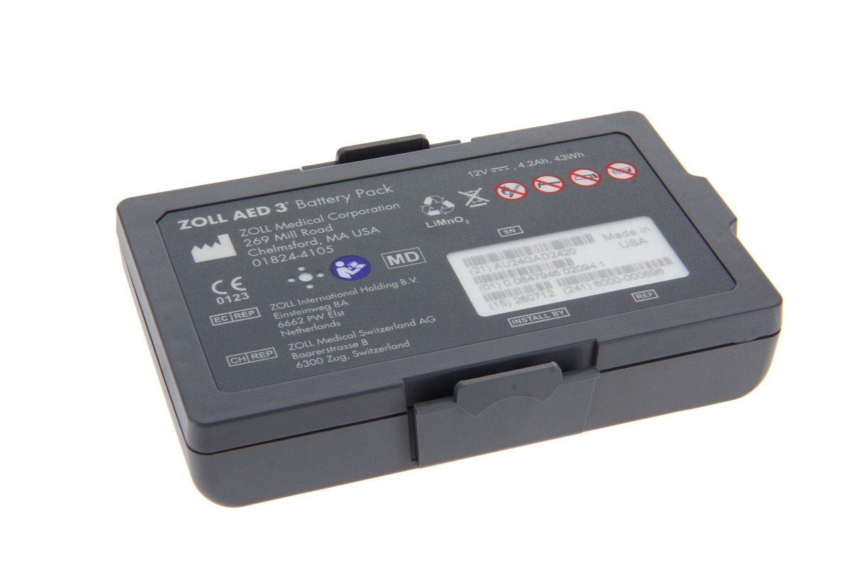 Original Lithiumbatterie für Zoll Defibrillator AED 3 AED 3 BLS Original Lithiumbatterie für Zoll Defibrillator AED 3 AED 3 BLS