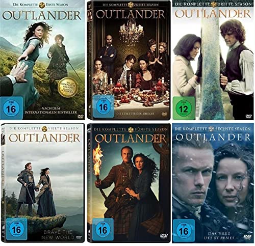 Outlander Staffel 1-6 (1+2+3+4+5+6, 1 bis 6) [DVD Set]