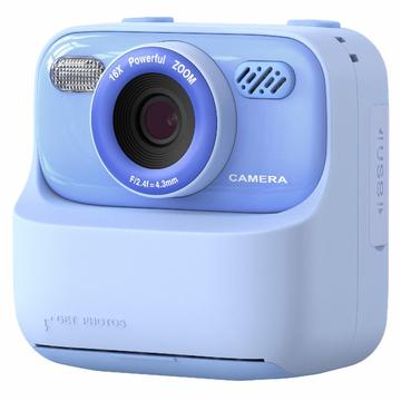 P79 Kinder-Sofortbild-Digitalkamera - Doppellinse, 1080P, 32GB - Blau