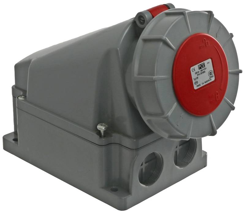 PCE CEE-Wandsteckdose 4-polig, 63 A / 400 V, B-Ware von PCE