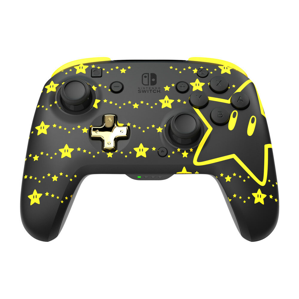 PDP REMATCH GLOW Schwarz, Gelb Gamepad Analog / Digital Nintendo Switch, Nintendo Switch OLED PDP REMATCH GLOW Schwarz, Gelb Gamepad Analog / Digital Nintendo Switch, Nintendo Switch OLED