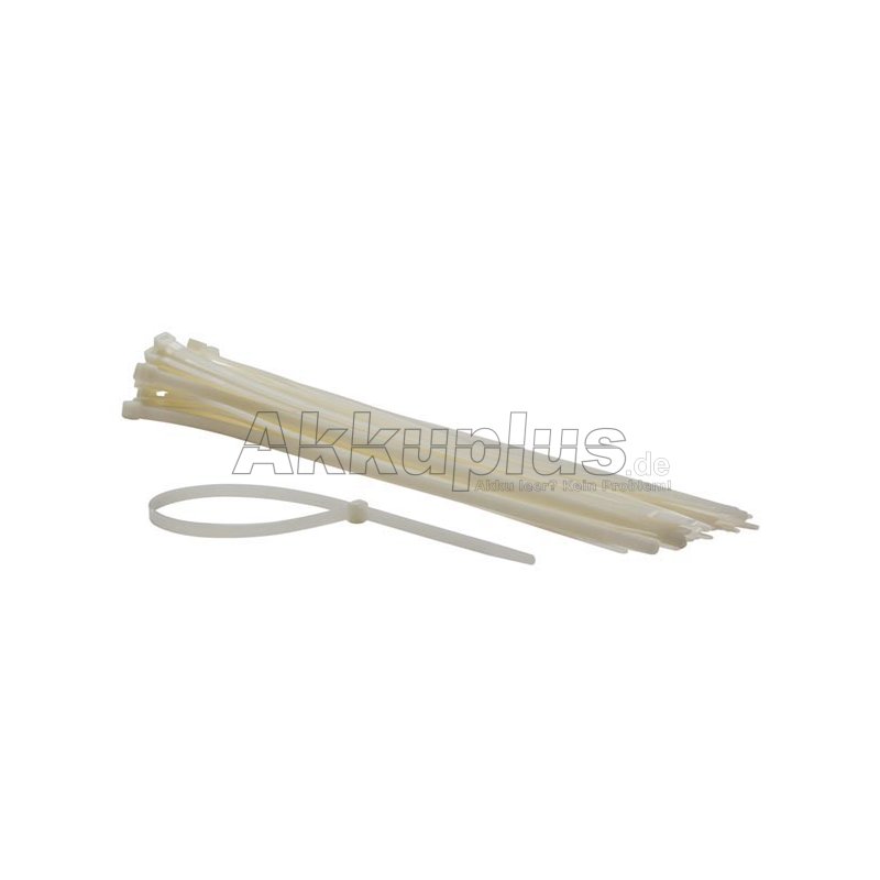 PEREL - ECTW500-50 - Nylon-Kabelbinder-Set - 8.8 mm x 500 mm - weiß (50-tlg.)