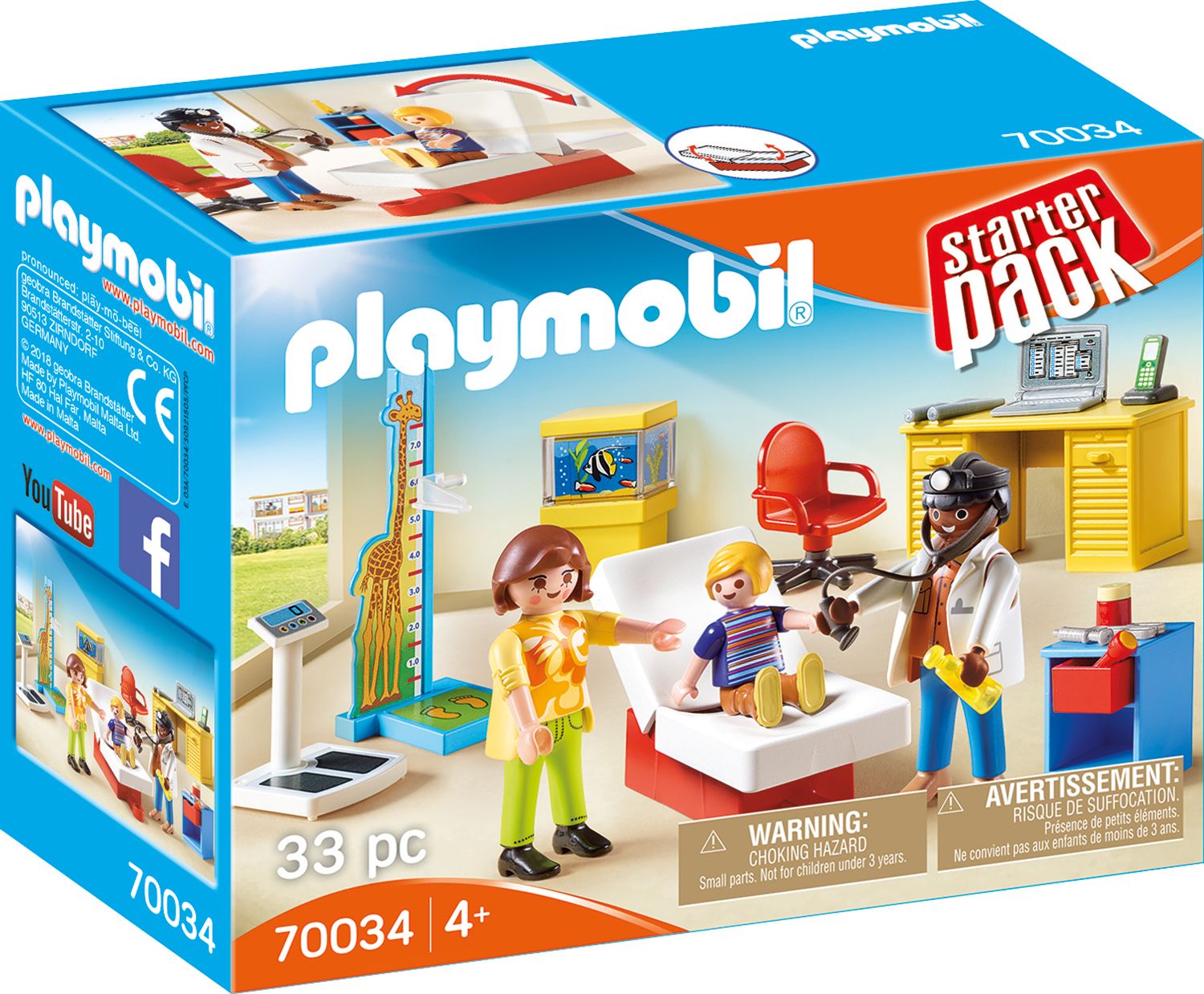 PLAYMOBIL 70034 - Starter Pack - StarterPack Beim Kinderarzt PLAYMOBIL 70034 - Starter Pack - StarterPack Beim Kinderarzt