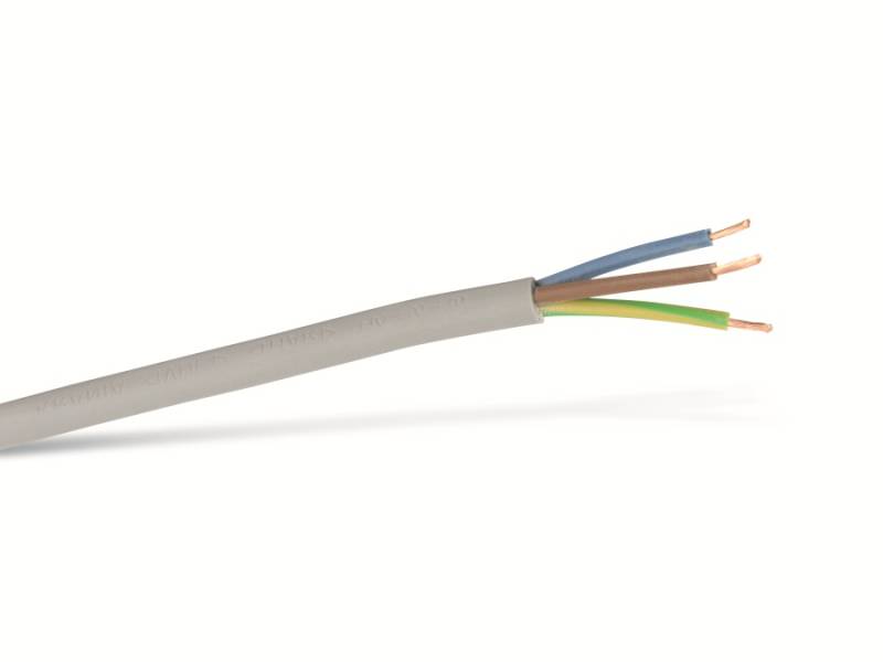 RAUTRONIC PVC-Schlauchleitung H03VV-F, 3G0,75, 50 m, grau von Rautronic