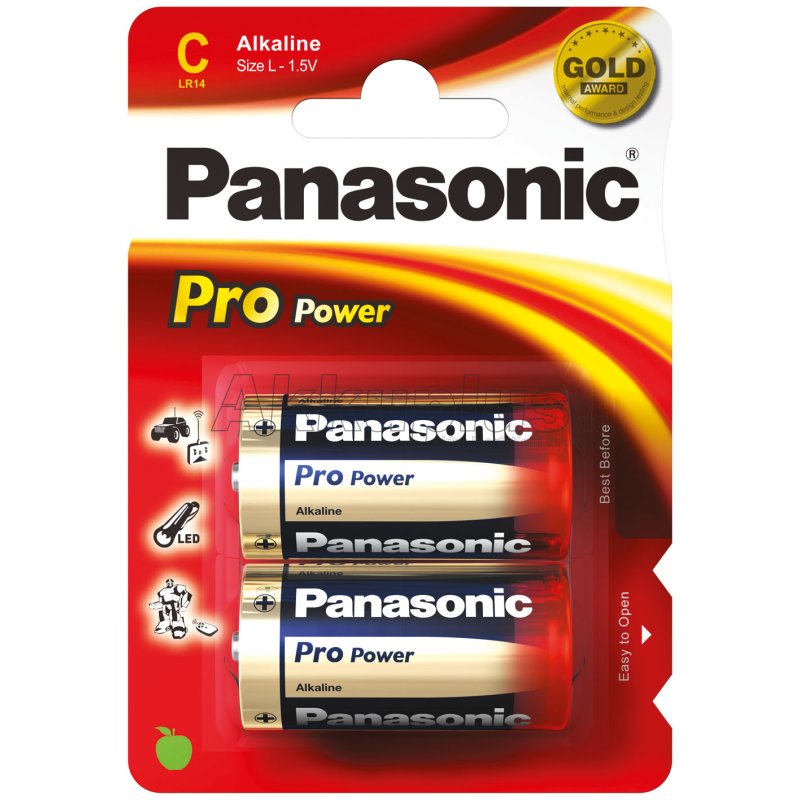 Panasonic PRO POWER - Baby C / LR 14 - 1,5 Volt Alkali - 2er Blister