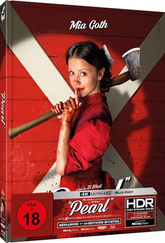 Pearl - Limitierte Mediabook Edition (4K Ultra HD + Blu-ray) inkl Dolby Atmos + Dolby Vision