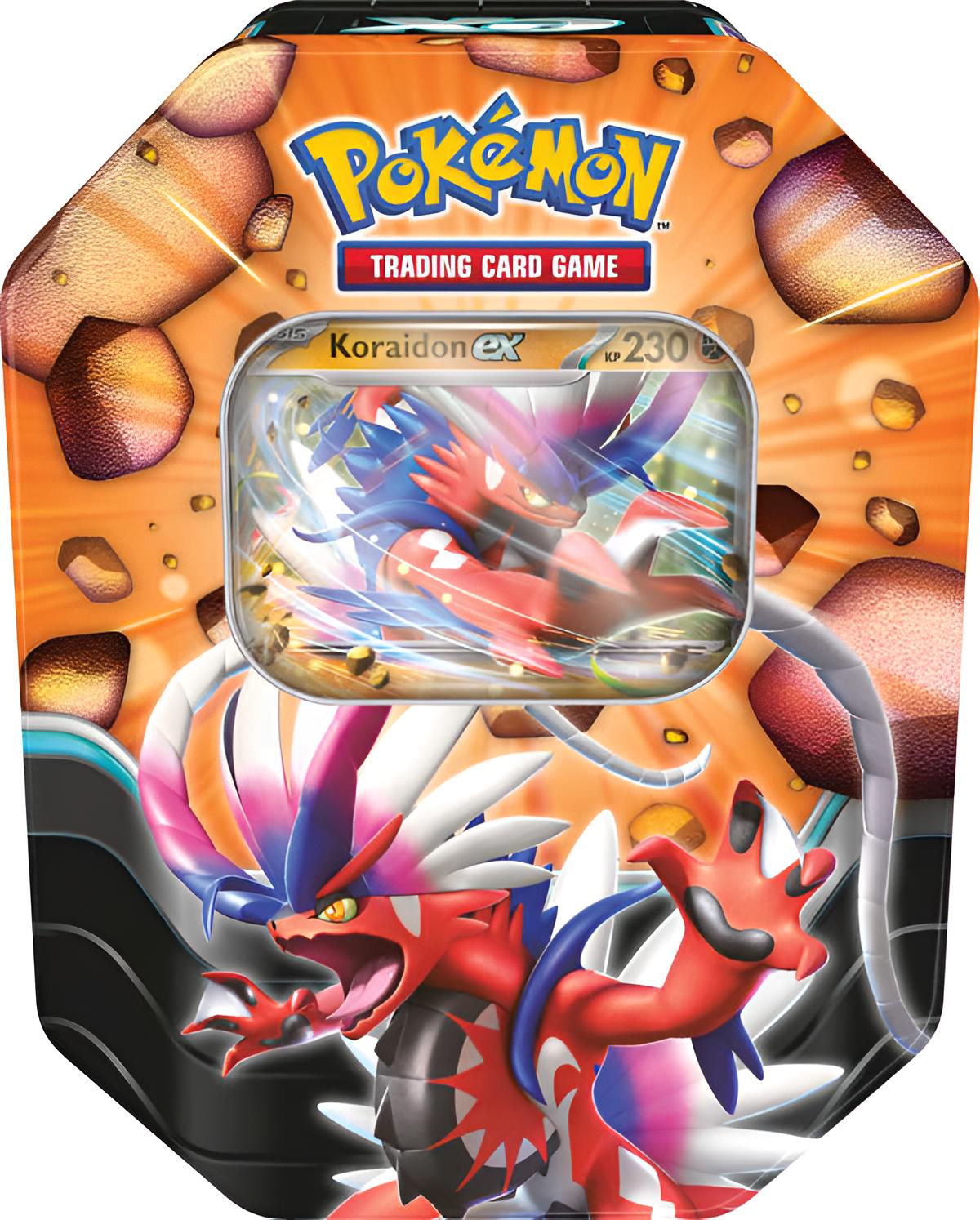 Pokémon Cards Tin Box #121 Koraidon EX DE Pokémon Cards Tin Box #121 Koraidon EX DE