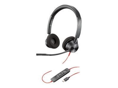 Poly Blackwire 3300 Series 3320 Stereo Headset On-Ear