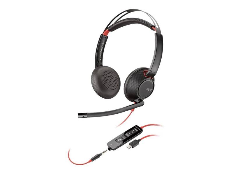 Poly Blackwire 5200 Series C5220 Stereo Headset On-Ear