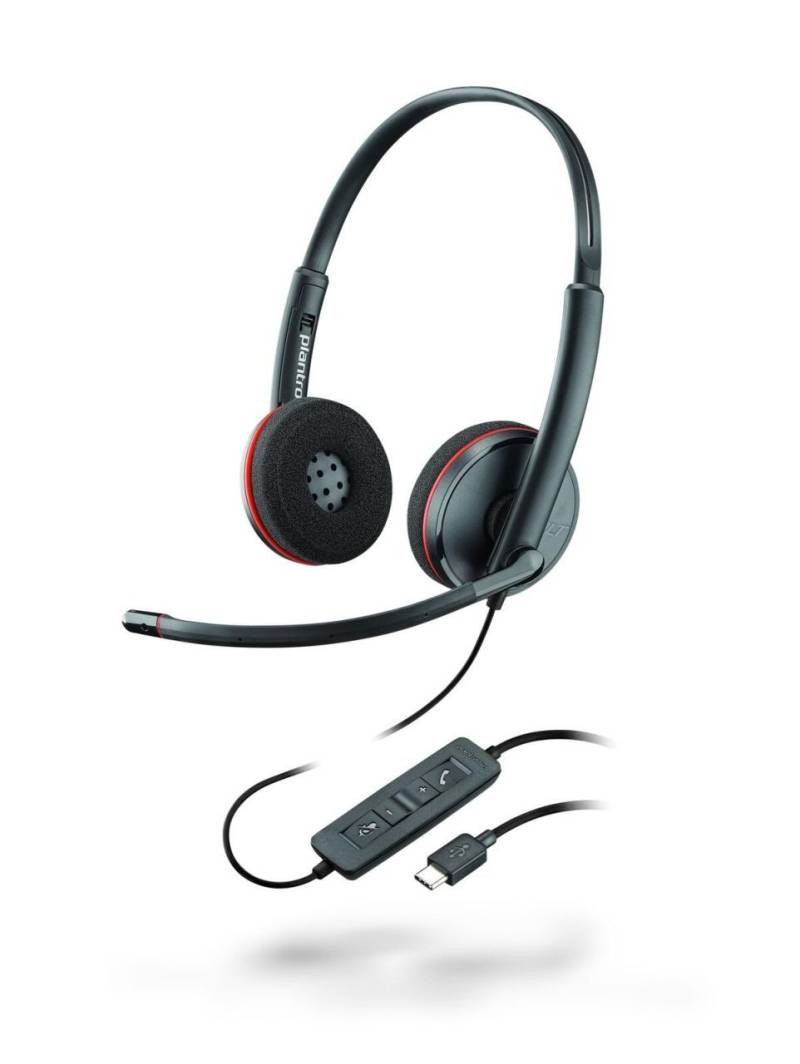 Poly Blackwire C3220 Stereo Headset On-Ear