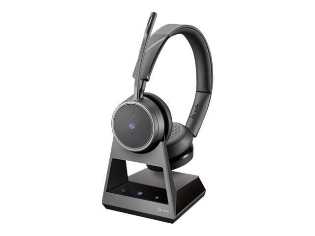 Poly Voyager 4220 Office 2-Wege-Basis Stereo Headset On-Ear