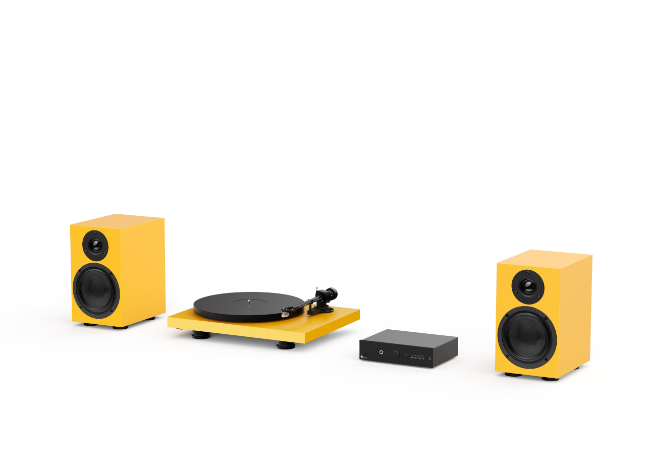 Pro-Ject Colourful Audio System 2 Satin Yellow Pro-Ject Colourful Audio System 2 Satin Yellow