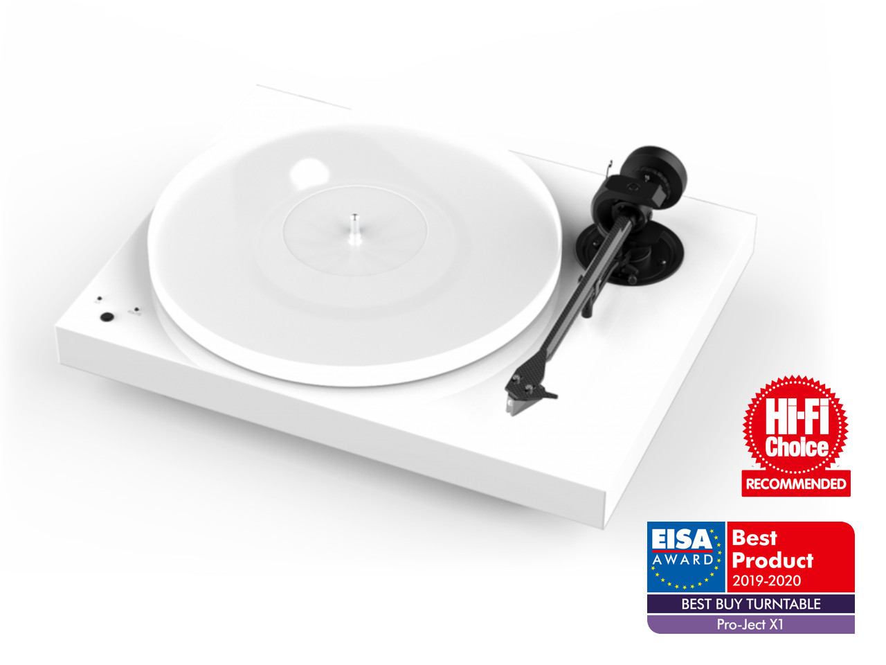 Pro-Ject X1 Weiss HG (ohne Tonabnehmer)