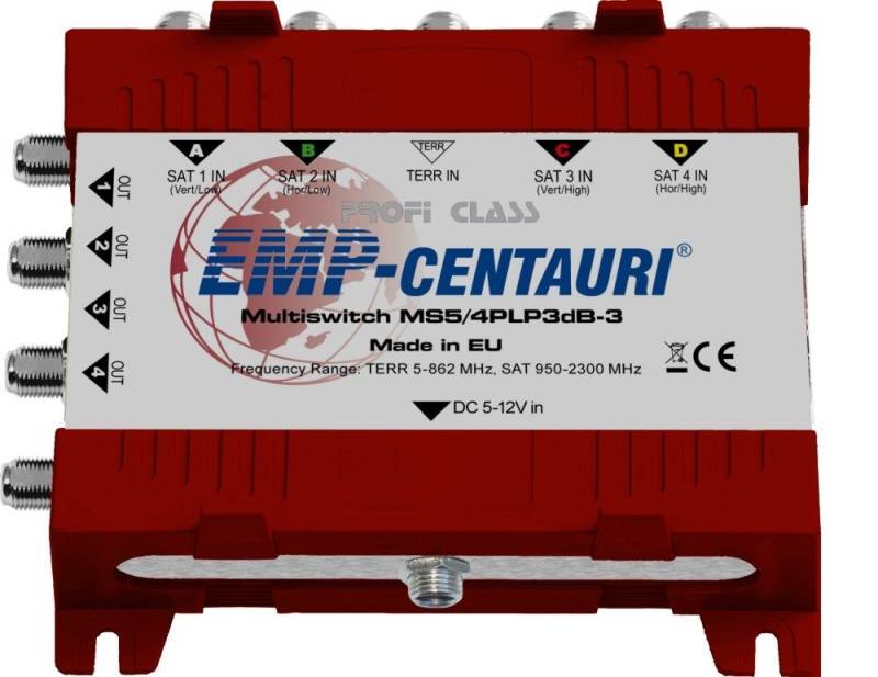 Profi Class Multischalter 5/4 PLP-3 ohne Netzteil von EMP-Centauri