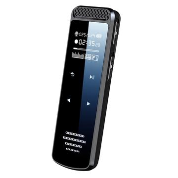 Q55 DSP 8-Core Audiorecorder mit Rauschunterdrückung, Dual-Mikrofon und HD-Sprachaktivierung - Schwarz Q55 DSP 8-Core Audiorecorder mit Rauschunterdrückung, Dual-Mikrofon und HD-Sprachaktivierung - Schwarz