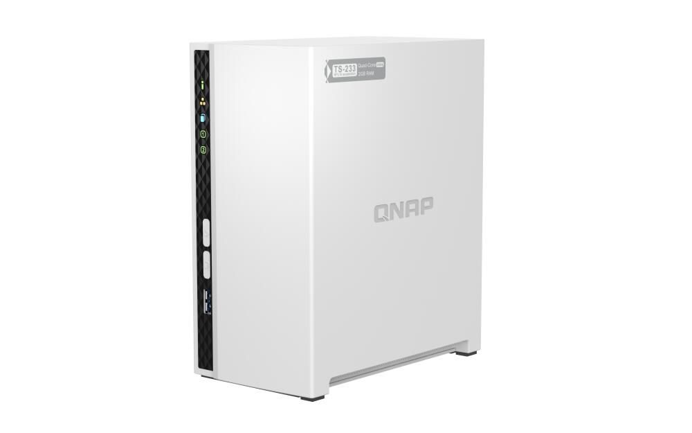 QNAP TurboStation TS-233-2G 2 Einschübe NAS-Server Leergehäuse (TS-233-2G)