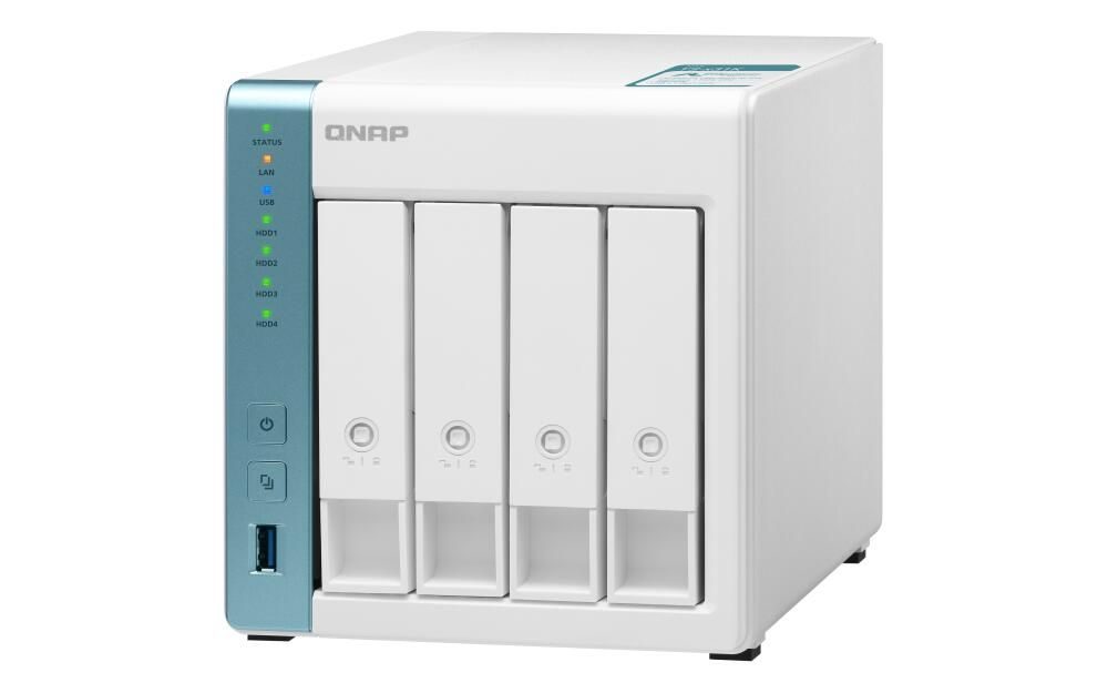 QNAP TurboStation TS-431K-1G 4 Einschübe NAS-Server Leergehäuse (TS-431K-1G)