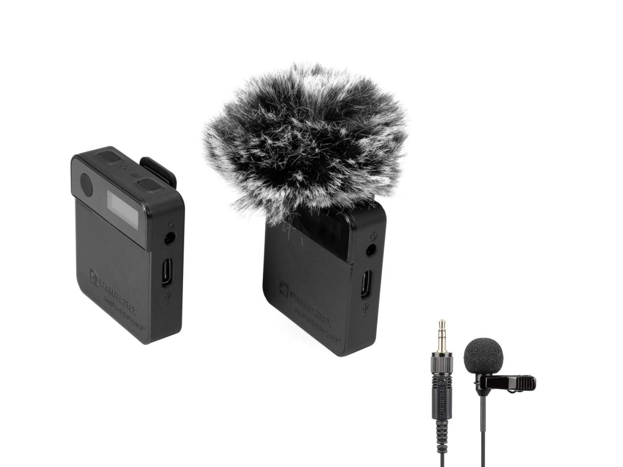 RELACART Set MIPASSPORT Miniaturfunksystem f?r Videofilmer + LM-P01 Lavalier