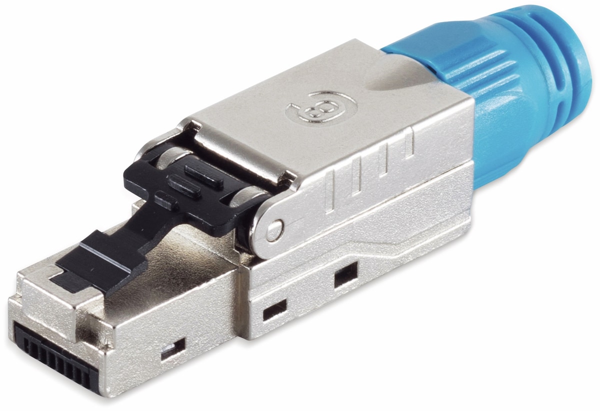 RJ-45 Stecker, CAT.8.1, werkzeuglos, STP