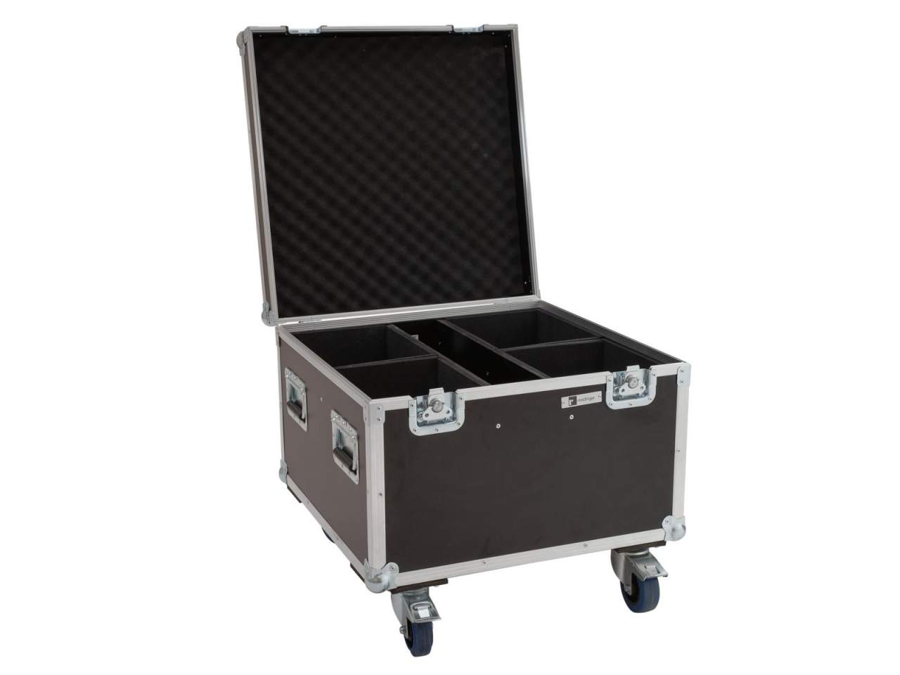 ROADINGER Flightcase 4x LED Theatre COB 100 Serie mit Rollen ROADINGER Flightcase 4x LED Theatre COB 100 Serie mit Rollen