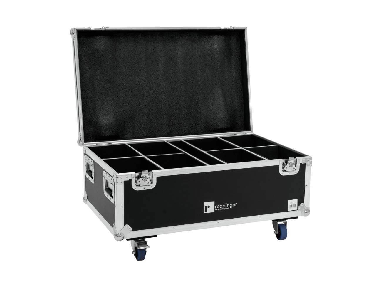 ROADINGER Flightcase 8x LED IP PAR 7x10W RGBL ROADINGER Flightcase 8x LED IP PAR 7x10W RGBL