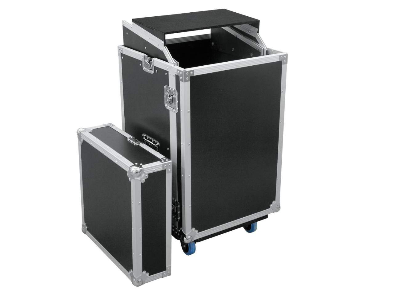 ROADINGER Spezial-Kombi-Case LS5 Laptop-Rack, 17HE ROADINGER Spezial-Kombi-Case LS5 Laptop-Rack, 17HE