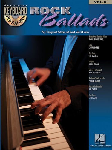 ROCK BALLADS VOLUME 6 BK/CD (Keyboard Play-Along) by Hal Leonard Corp. (2007) Sheet music