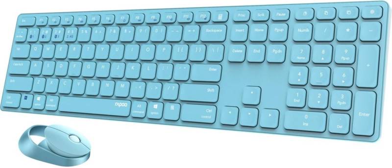 Rapoo 9850M Deskset - Blau